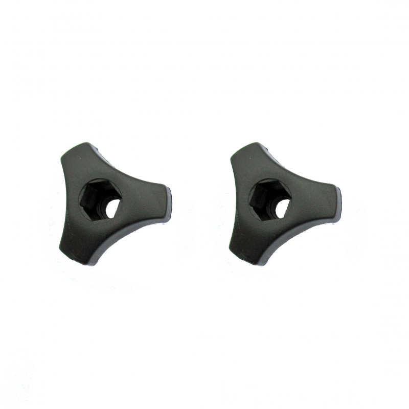 2 plastic knobs M6